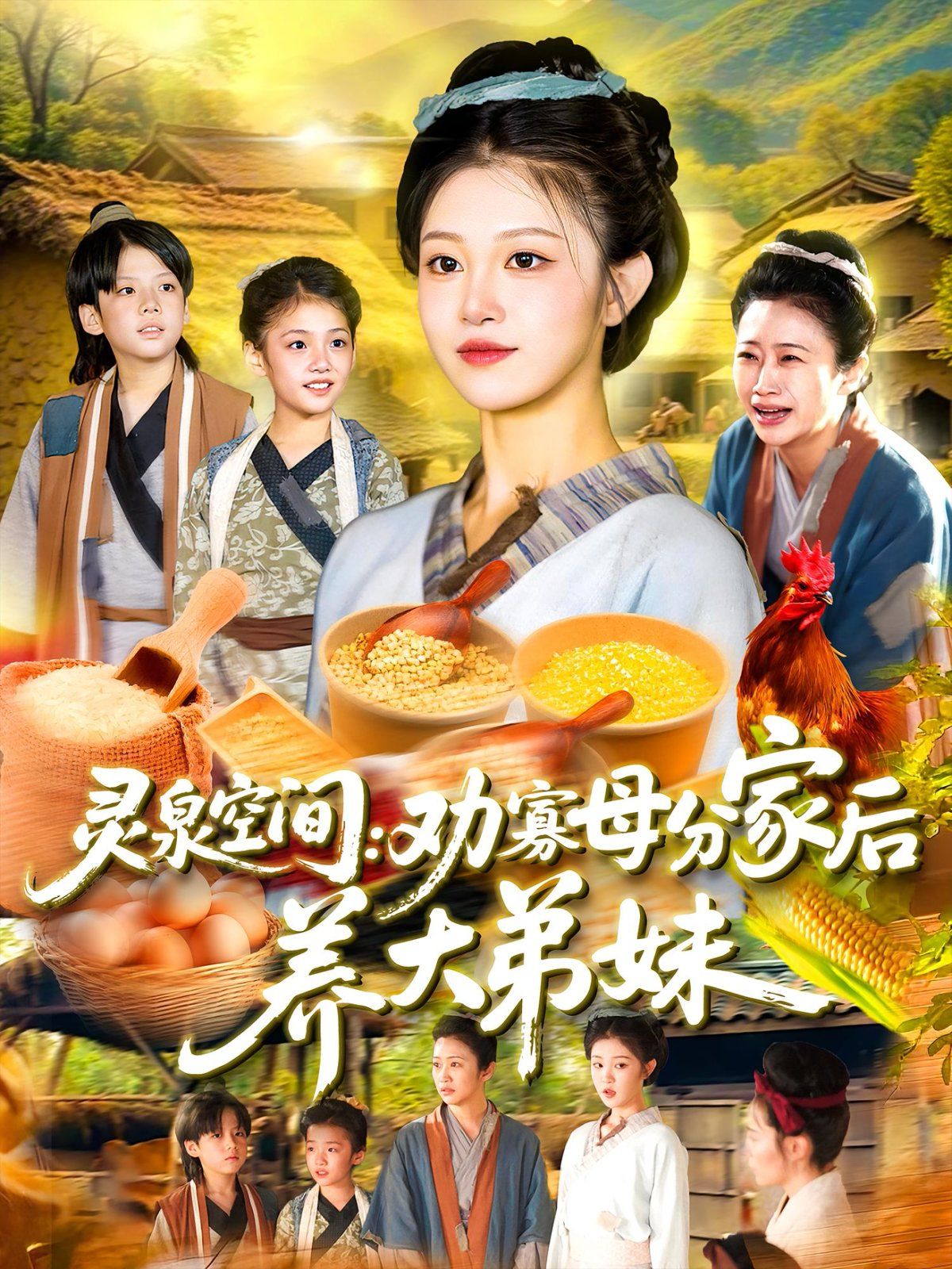 灵泉空间劝寡母分家后养大弟妹